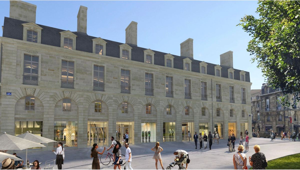 Le futur hôtel place Gambetta à Bordeaux (projet)