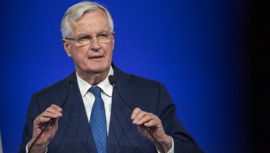 Michel Barnier en 2022 à Paris.