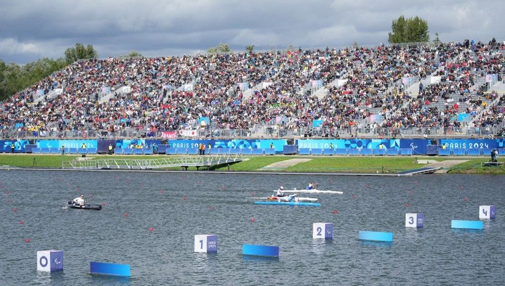 La ville de Vaires-sur-Marne accueillait les épreuves de canoe-kayak pendant les Jeux olympiques et paralymiques