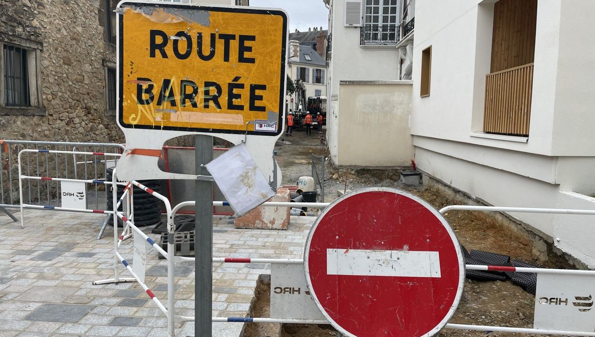 La rue de la Barillerie, dans le quartier Saint-Nicolas au Mans, est en travaux depuis la fin janvier 2024.