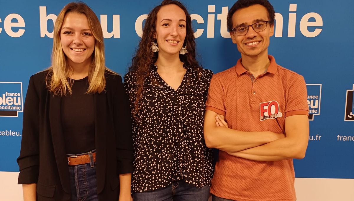 De gauche à droite : Fanny Baud,Léa Duffort et Daniel Mascaras.