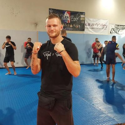 Jimmy Vienot s'entraîne depuis plus d'un an et demi à la Bonne Ecole, club montpelliérain de MMA.