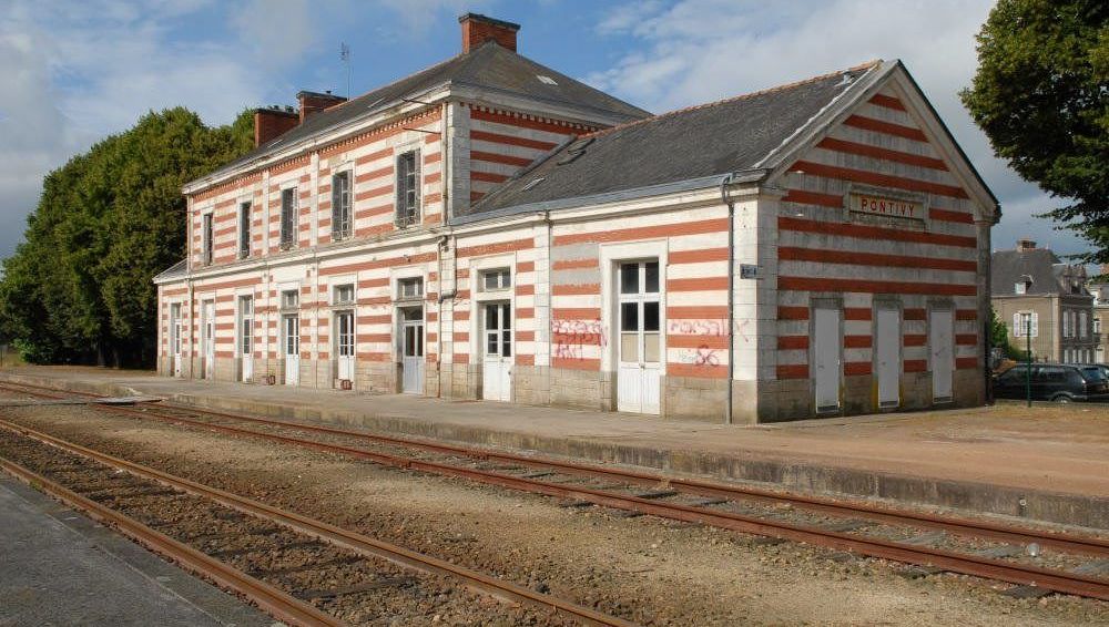 L'ancienne gare de Pontivy fait partie des quatre sites bretons sélectionnés