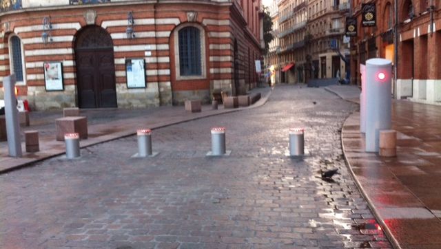 Vu d'ici: La place du Capitole piétonne