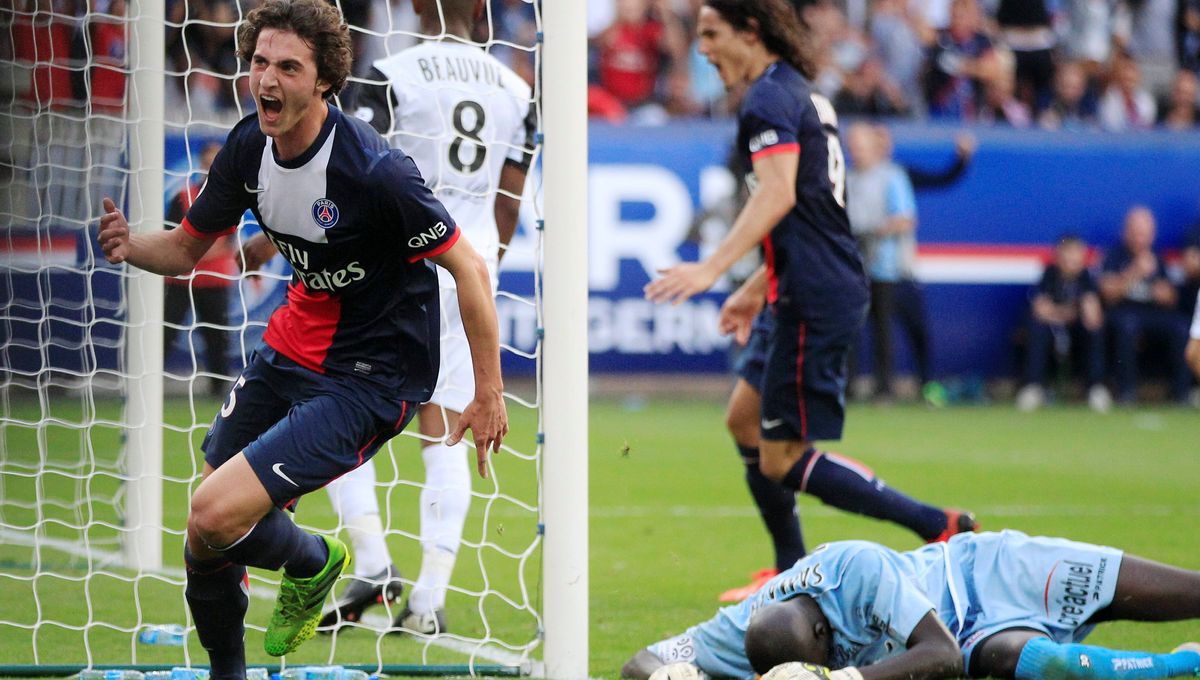 Adrien Rabiot a inscrit son premier but avec le PSG en Ligue 1