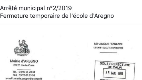 Le maire d'Aregno avait p^ris un arrêté de fermeture de l'établissement jeudi dernier