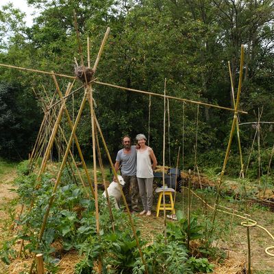 Philippe et Ghislaine Wilson se sont déjà mis au travail pour mettre sur pieds une ferme devant la maison éclusière