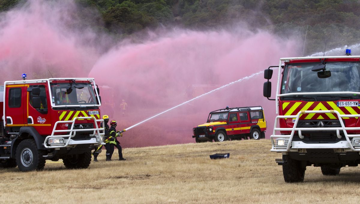 Pompiers en intervention