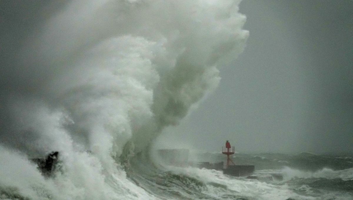 Tempête Ciara au port de Lesconil