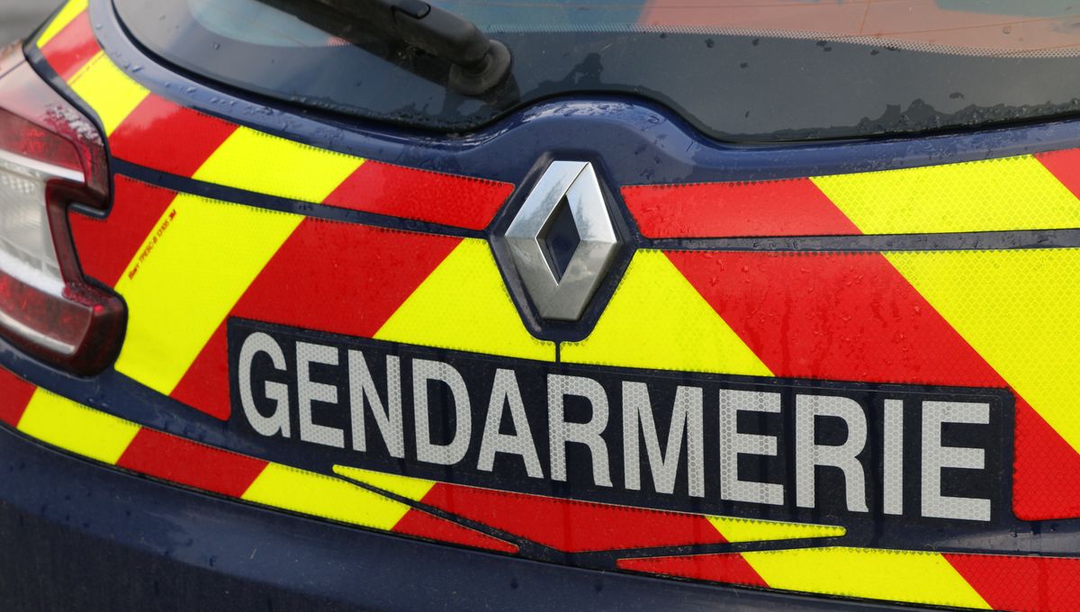 Véhicule de gendarmerie.