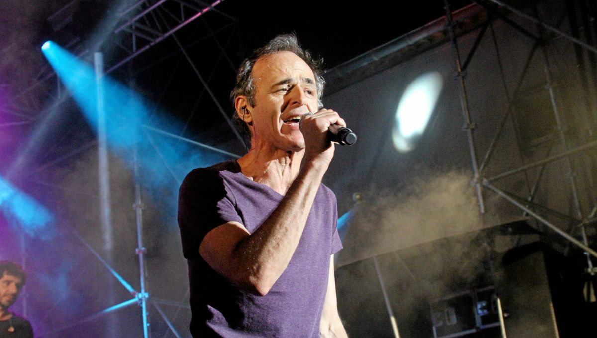 Jean-Jacques Goldman en concert en 2014 à Ouveillan.