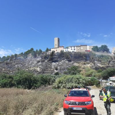 Les flammes ont ravagé un hectare de végétation à Montady