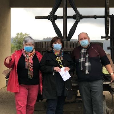 Béatrice Kerfa, Catherine Marchesin et Gauthier Pajona à Epineuil