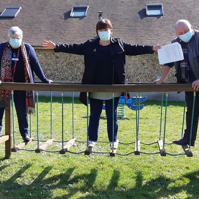 Béatrice Kerfa, Catherine Marchesin et Gauthier Pajona à Vaudeurs