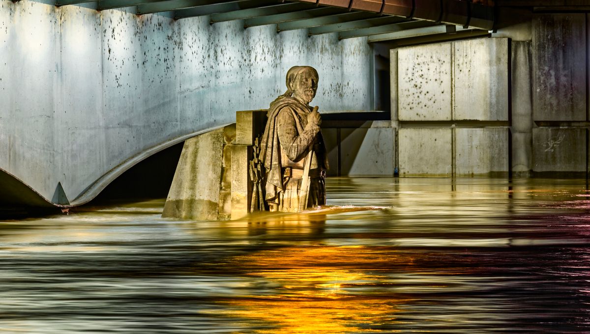 Le zouave du pont de l'Alma en 2016