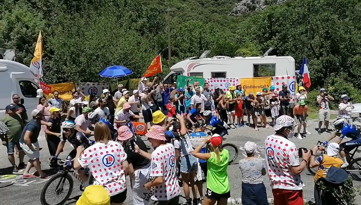 Il y avait énormément de monde ce vendredi dans la côte du Pic Saint-Loup pour la 13e étape du Tour de France