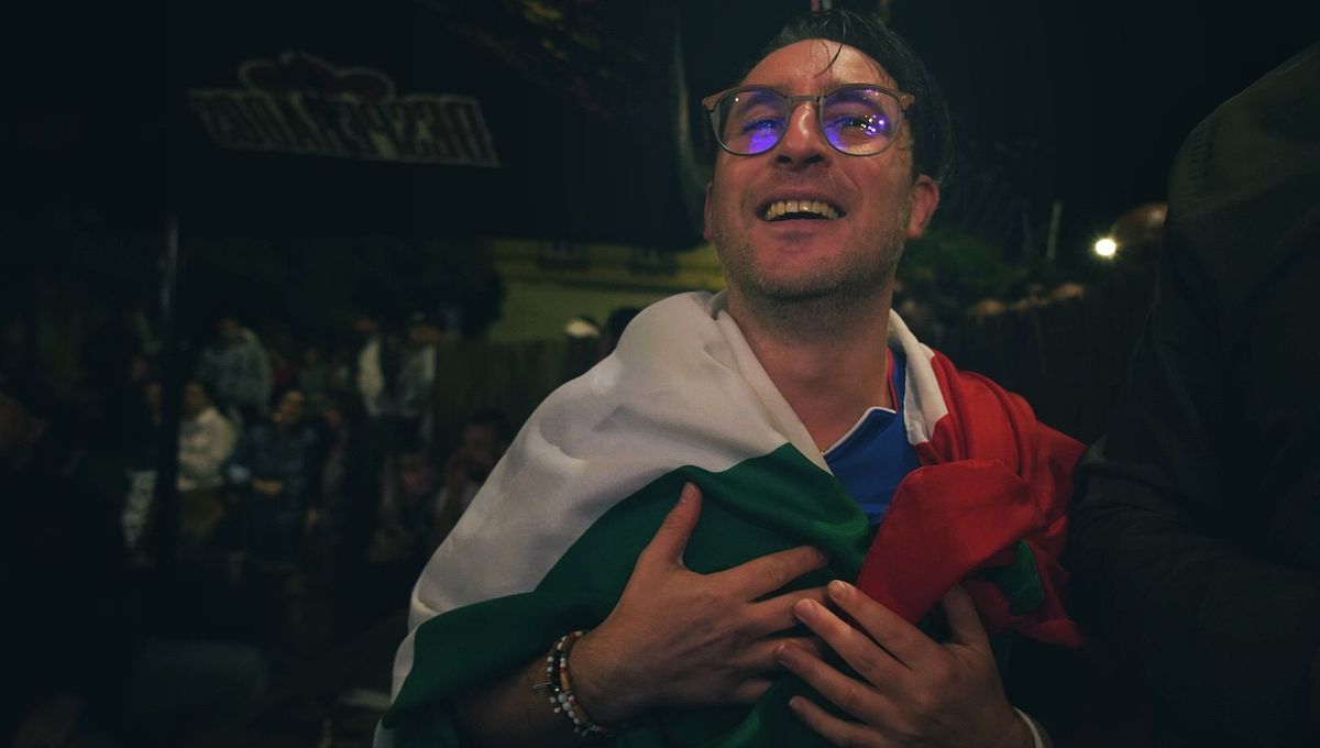 Manu, Mosellan d'origine Sicilienne a vibré toute la soirée pour la Squadra azzurra, jusqu'à la libération après les tirs aux buts.