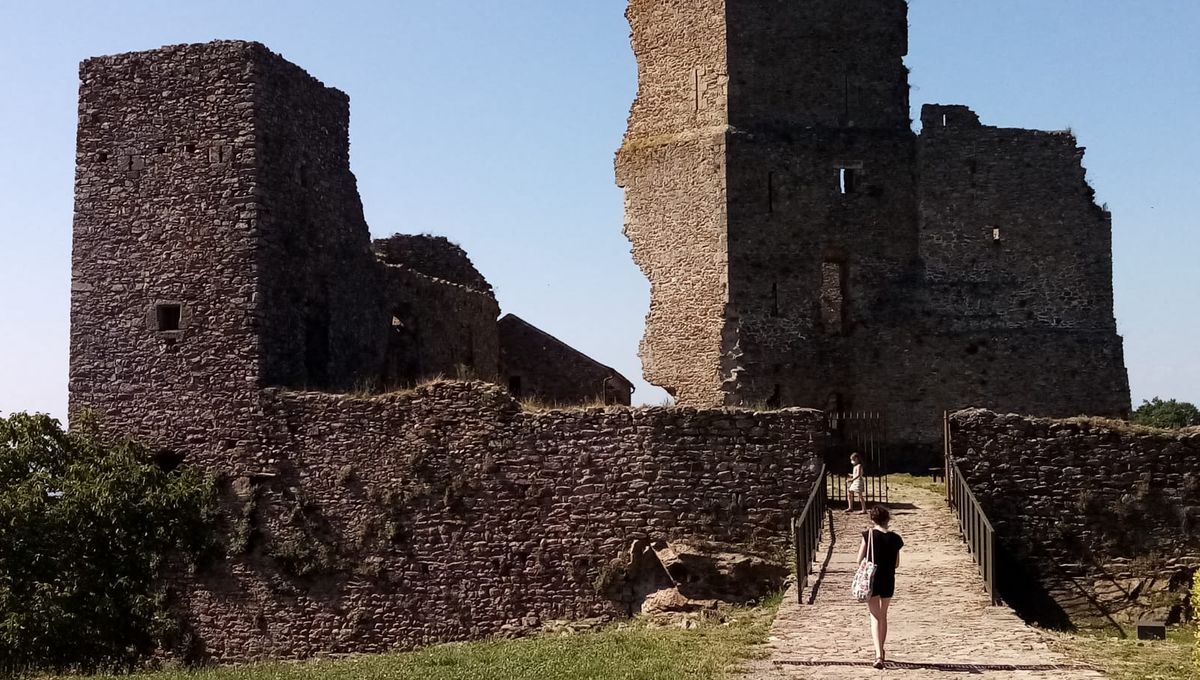 Le château de Saissac, dans l'Aude