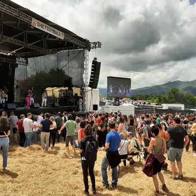 Beaucoup de joie sur les visages des festivaliers d'EHZ