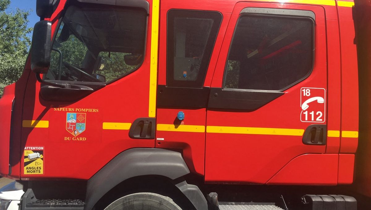 Camion de pompiers du Gard