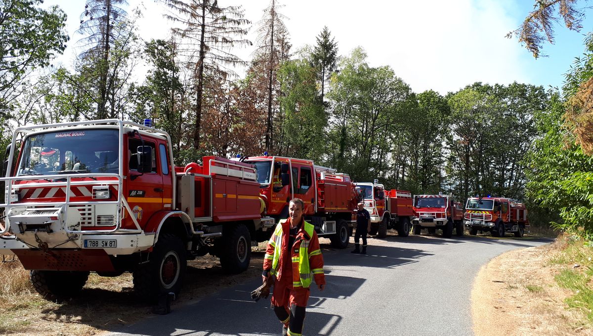 Une trentaine de pompiers ont été mobilisés (photo d'archives septembre 2019)