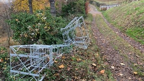 La tour Eiffel de Buhl retrouvée à Guebwiller.