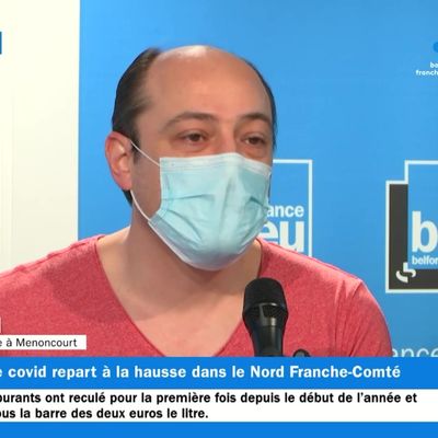 Le docteur Pierre Bobey confirme sur France Bleu Belfort Montbéliard le rebond épidémique