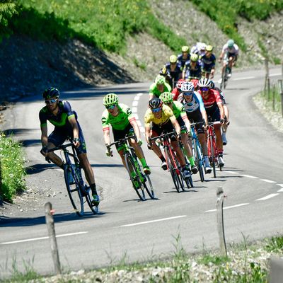 En 2017, le leader Richie Porte (3e sur la photo) s'était fait souffler la victoire lors de la dernière épreuve du Critérium entre Albertville et le Plateau de Solaison.