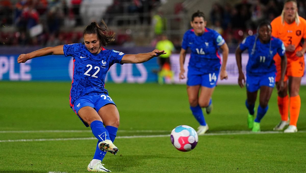 Eve Périsset, auteur du penalty décisif.