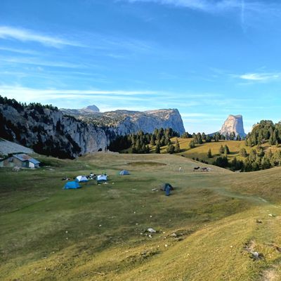 Bivouac près de la cabane de Chaumailloux