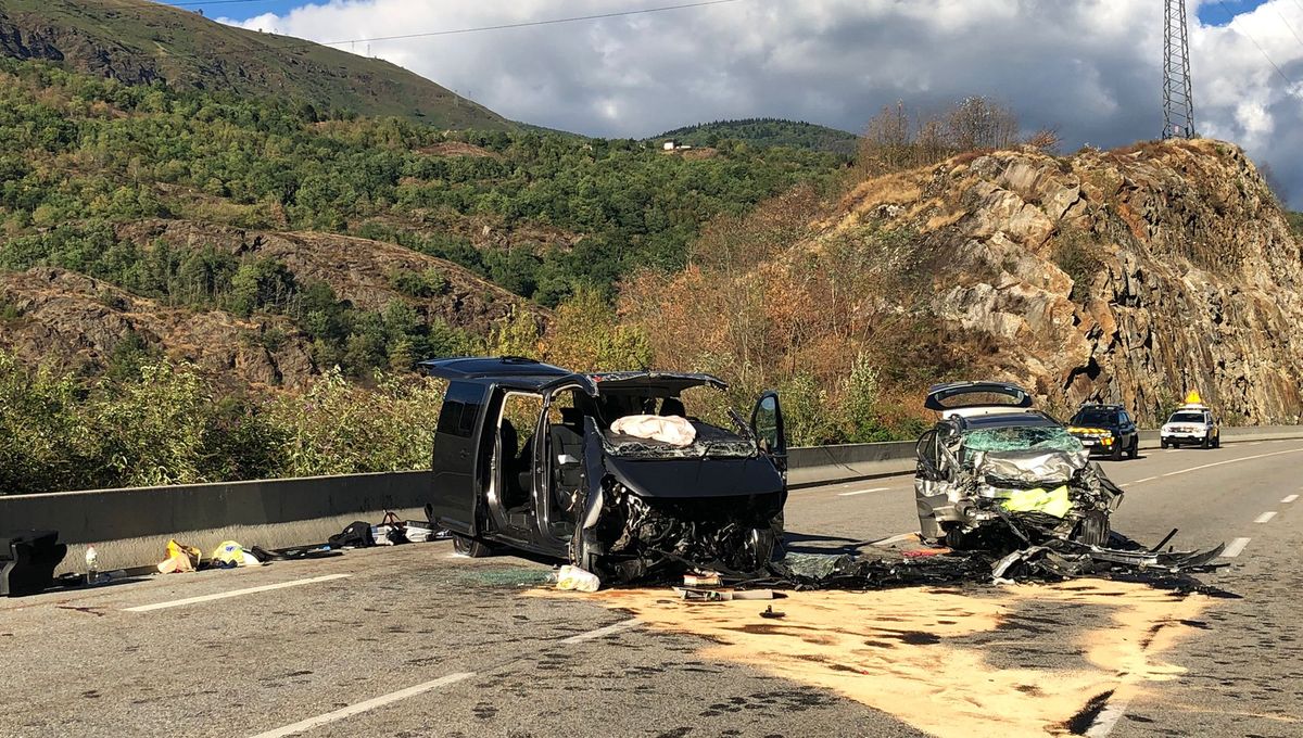 L'accident a eu lieu sur la RN20 à hauteur de Savignac-les-Ormeaux. Le choc a été très violent.