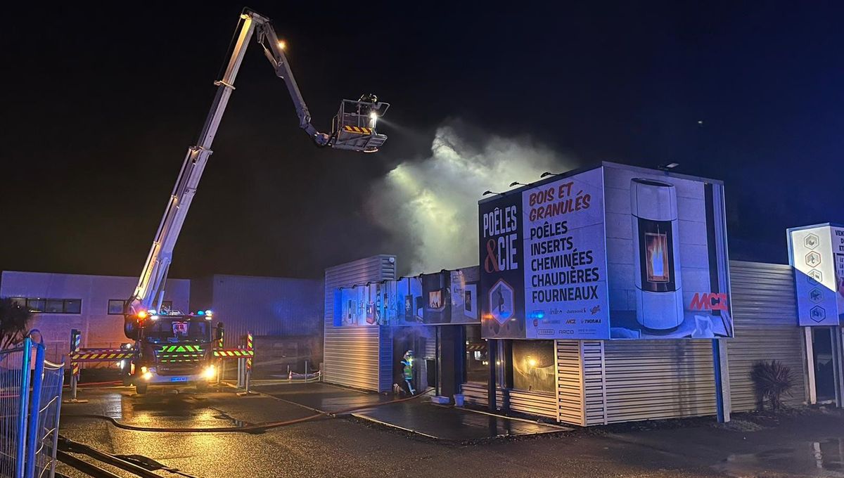 Intervention des pompiers à la Mézière