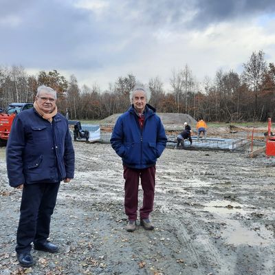 Le futur bâtiment central du pôle de santé devrait être terminé en septembre 2023 à Genouillac.