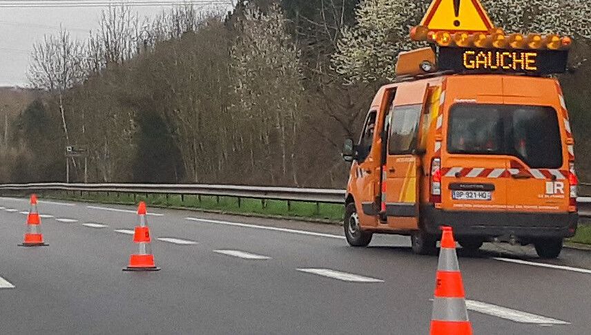 Les travaux obligent à couper l'A28 dans le sens Abbeville-Rouen à hauteur de Bouttencourt-en-Séry.