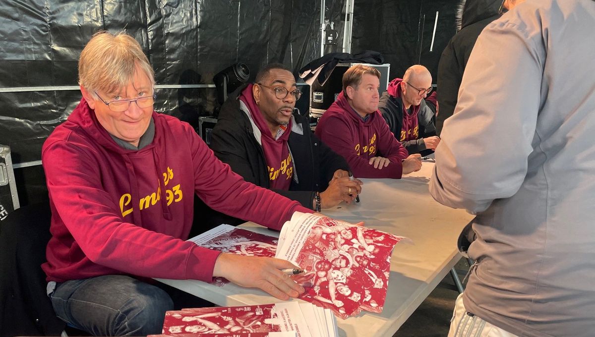 Les supporters du CSP ont pu rencontrer les stars de 1993.