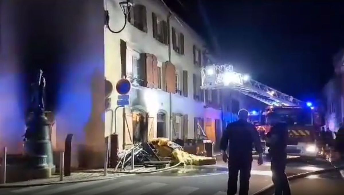 Une quarantaine de pompiers ont été mobilisés à Raon-l'Etape