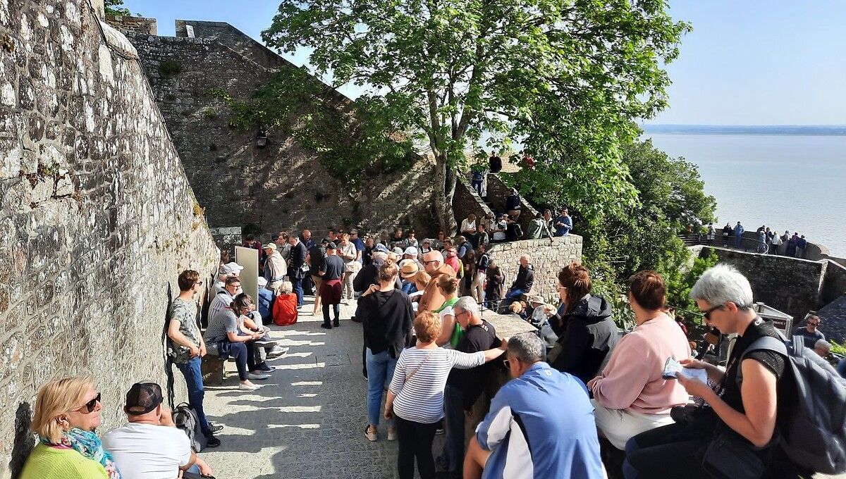 Les remparts du Mont-Saint-Michel