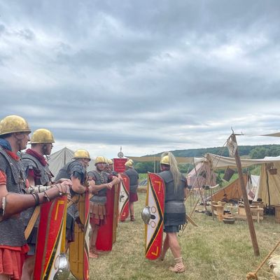 Les Romains étaient en place au muséoparc d'Alésia.