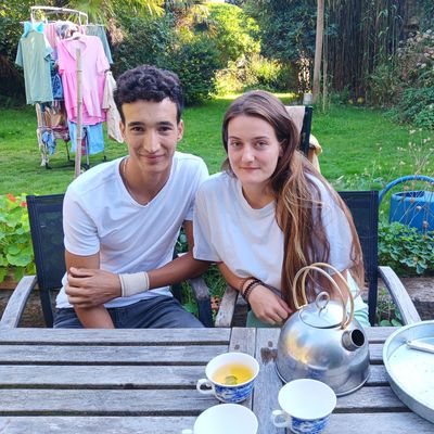 Nabil et Eloïse sont revenus mercredi soir à Plogastel-Saint-Germain en pays bigouden