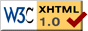 Valid Xhtml1.0