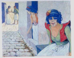 La Rue du Persan, huile sur toile,(61 x 50 cm), MAM, Tunis, 1929