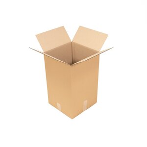 Grand carton 34 x 34 x 56 cm - Simple cannelure