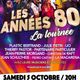 Affiche LES ANNÉES 80 - LA TOURNÉE PALAIS DES GROTTES Cambrai