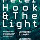 Affiche PETER HOOK AND THE LIGHT LA SIRENE - Espace Musiques Actuelles La Rochelle