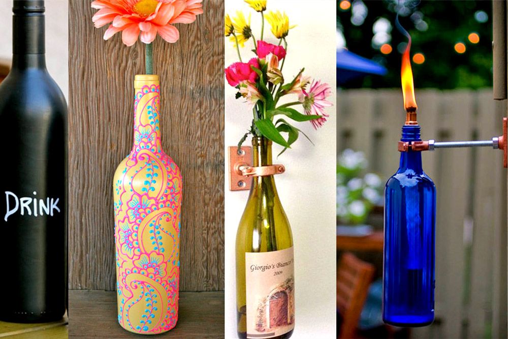 5 DIY pour recycler ses bouteilles de vin vides - blog Les Grappes