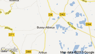 Plan de Bussy-Albieux