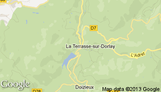 Plan de La Terrasse-sur-Dorlay