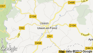 Plan de Usson-en-Forez