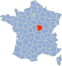 cartes Nièvre