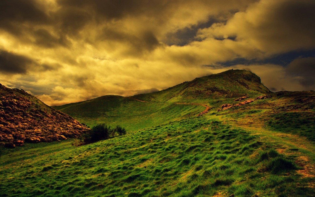 Coucher-de-soleil-à-Edimbourg-Ecosse-Royaume-Uni